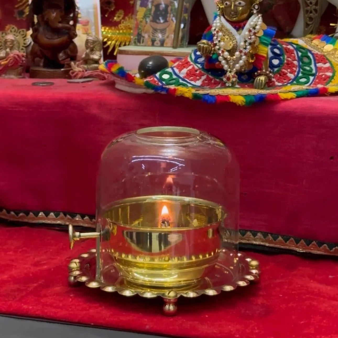 Pure Brass Akhand Jyot Diya