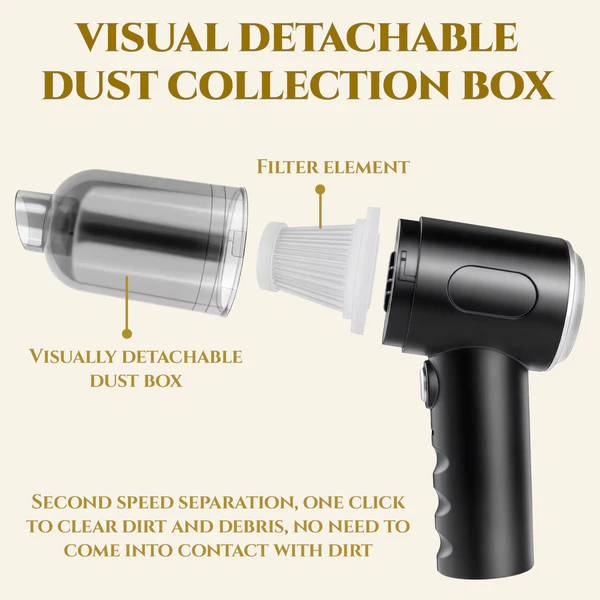 Portable Air Duster Wireless Vacuum Cleaner
