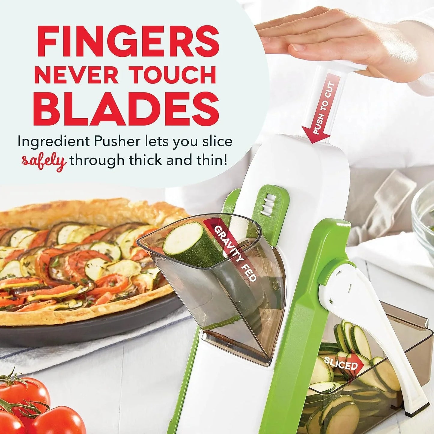 All in 1 Multi-Purpose Mandoline Slicer, Chopper