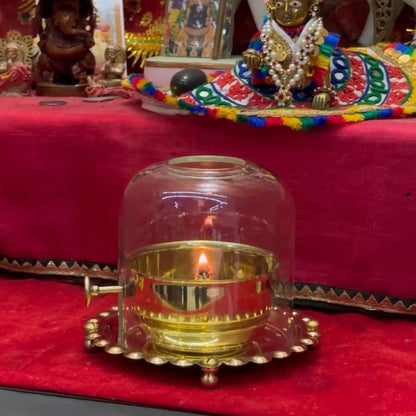 Pure Brass Akhand Jyot Diya