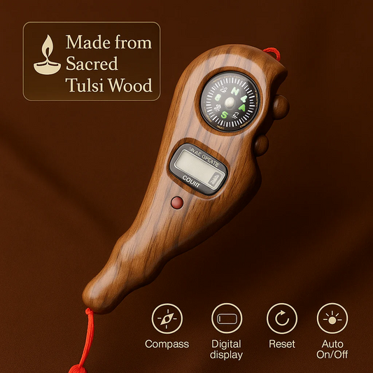JapCounter™ - Authentic Tulsi Wood Digital Japa Counter